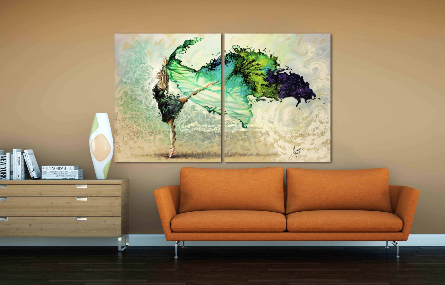 Ballerina wall art Woman dancing print Wall art paintings on canvas, woman wall art, home wall decor, canvas painting, dance canvas art