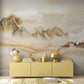 Abstract extra large wallpaper, self adhesive neutral wall mural, accent removable wallpaper, living room wall mural