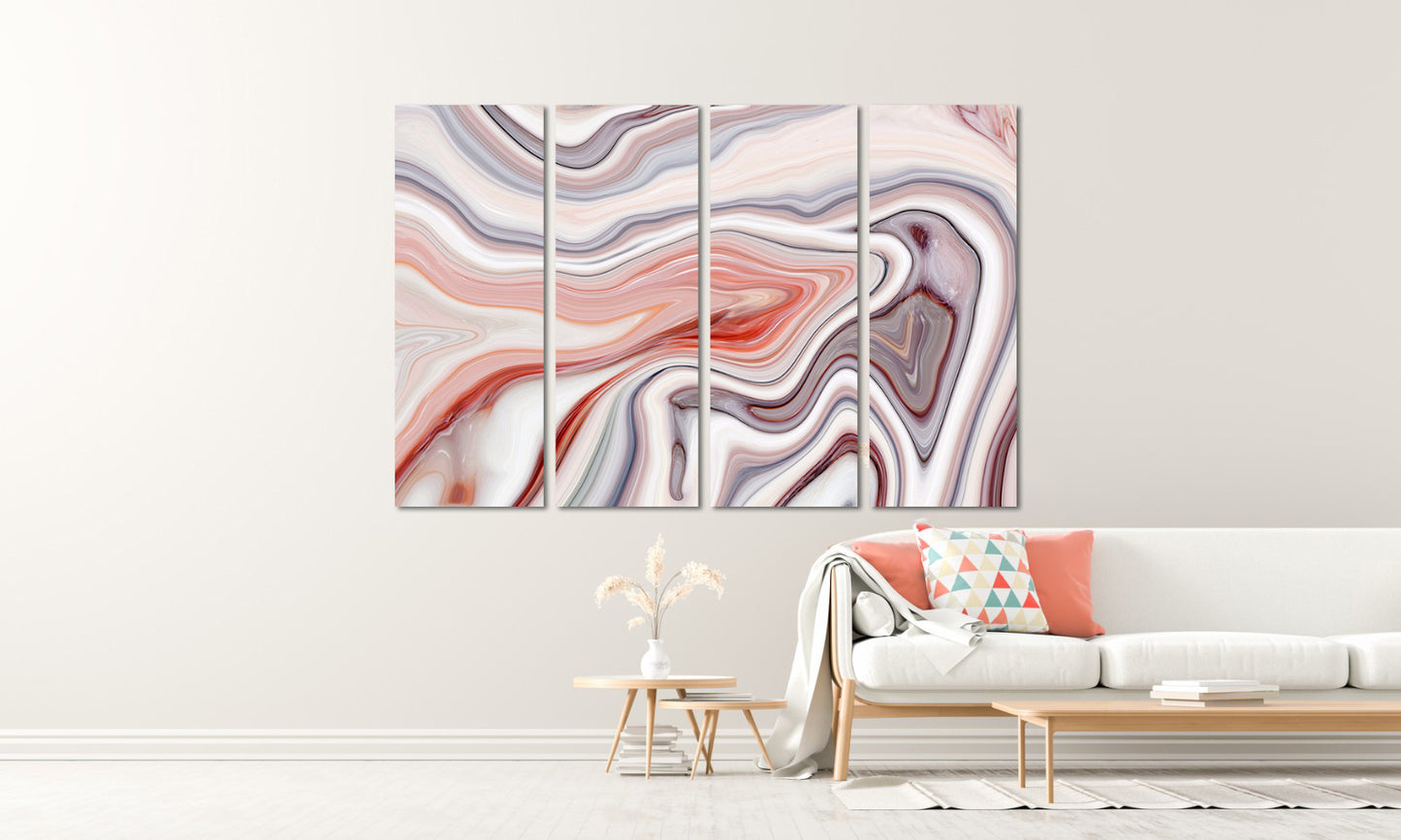 Marble wall decor Marble canvas abstract Abstract wall art paintings on canvas Multi panel wall art Marble canvas Pour painting