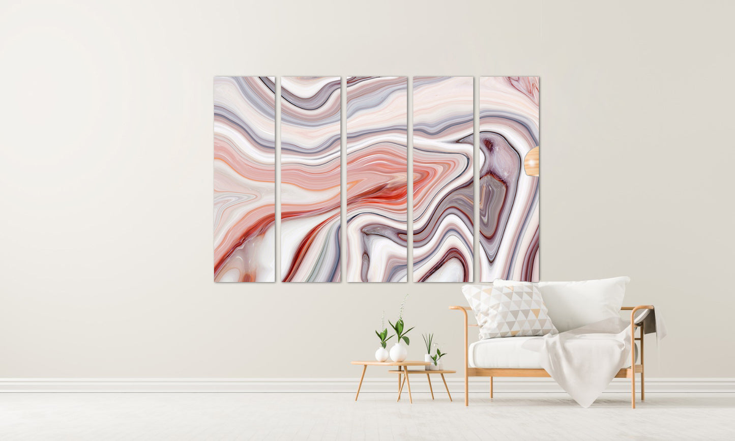 Marble wall decor Marble canvas abstract Abstract wall art paintings on canvas Multi panel wall art Marble canvas Pour painting