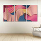 Modern abstract art Geometric patterns Wall collage kit Multi panel canvas Wall art Canvas painting Abstract wall art Home wall decor