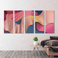 Modern abstract art Geometric patterns Wall collage kit Multi panel canvas Wall art Canvas painting Abstract wall art Home wall decor