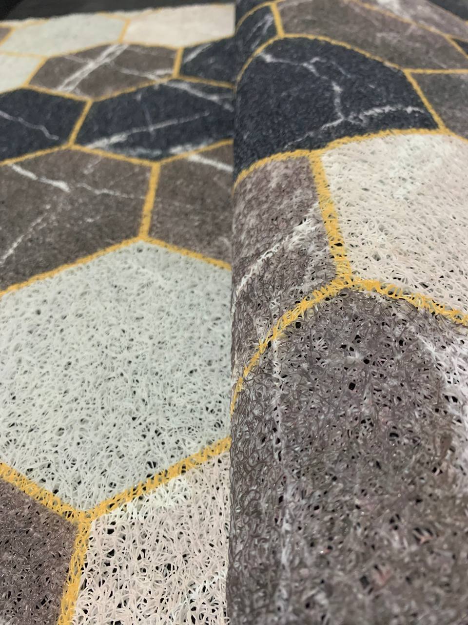 Teppich, Eingangsmatte auf Gummibasis „Marmor“