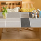 Moderne Tischdecke mit Muster, Tischauflage in Lederoptik „Blocks“