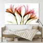 Flowers wall art paintings on canvas, home wall decor, canvas painting 3 piece wall art 4 panel wall art 5 panel canvas  flowers canvas