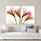 Flowers wall art paintings on canvas, home wall decor, canvas painting 3 piece wall art 4 panel wall art 5 panel canvas  flowers canvas