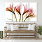 Flowers wall art paintings on canvas, home wall decor, canvas painting 3 piece wall art 4 panel wall art 5 panel canvas  flowers canvas