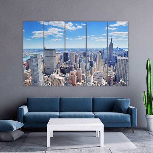 New york city paintings, City wall art paintings on canvas, home wall decor canvas painting 3 piece wall art 4 panel wall art 5 panel canvas