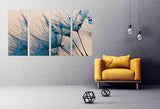 Dandelion wall art, Flowers wall art paintings on canvas, home wall decor, canvas painting, printable wall art, living room art