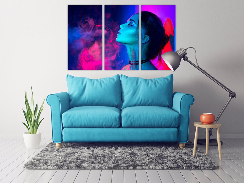 Vogue wall art Paintings women faces wall art paintings on canvas, woman wall art, home wall decor, canvas painting, trendy wall art
