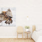 Eagle wall art paintings on canvas, home wall decor, canvas painting, housewarming and wedding gift eagle canvas print