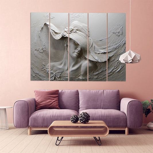 Paintings women faces wall art paintings on canvas, home wall decor, canvas painting, farmhouse wall decor extra large wall art