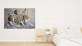 Angel wall art paintings on canvas, home wall decor, canvas painting, housewarming and wedding gift