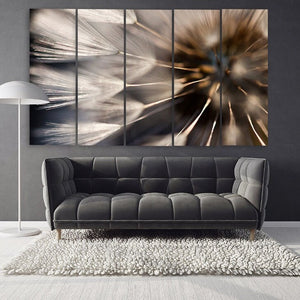 Dandelion wall art Flowers wall art paintings on canvas home wall decor canvas painting 3 piece wall art 4 panel wall art 5 panel canvas