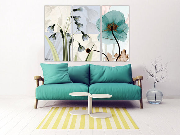 Wall art boho flowers Flowers wall art paintings on canvas home wall decor canvas painting farmhouse wall decor flower wall decor