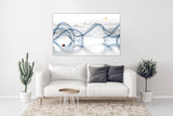 Blue wave abstract Abstract wall art paintings on canvas, home wall decor, canvas painting, asian wall art huge wall art abstract painting