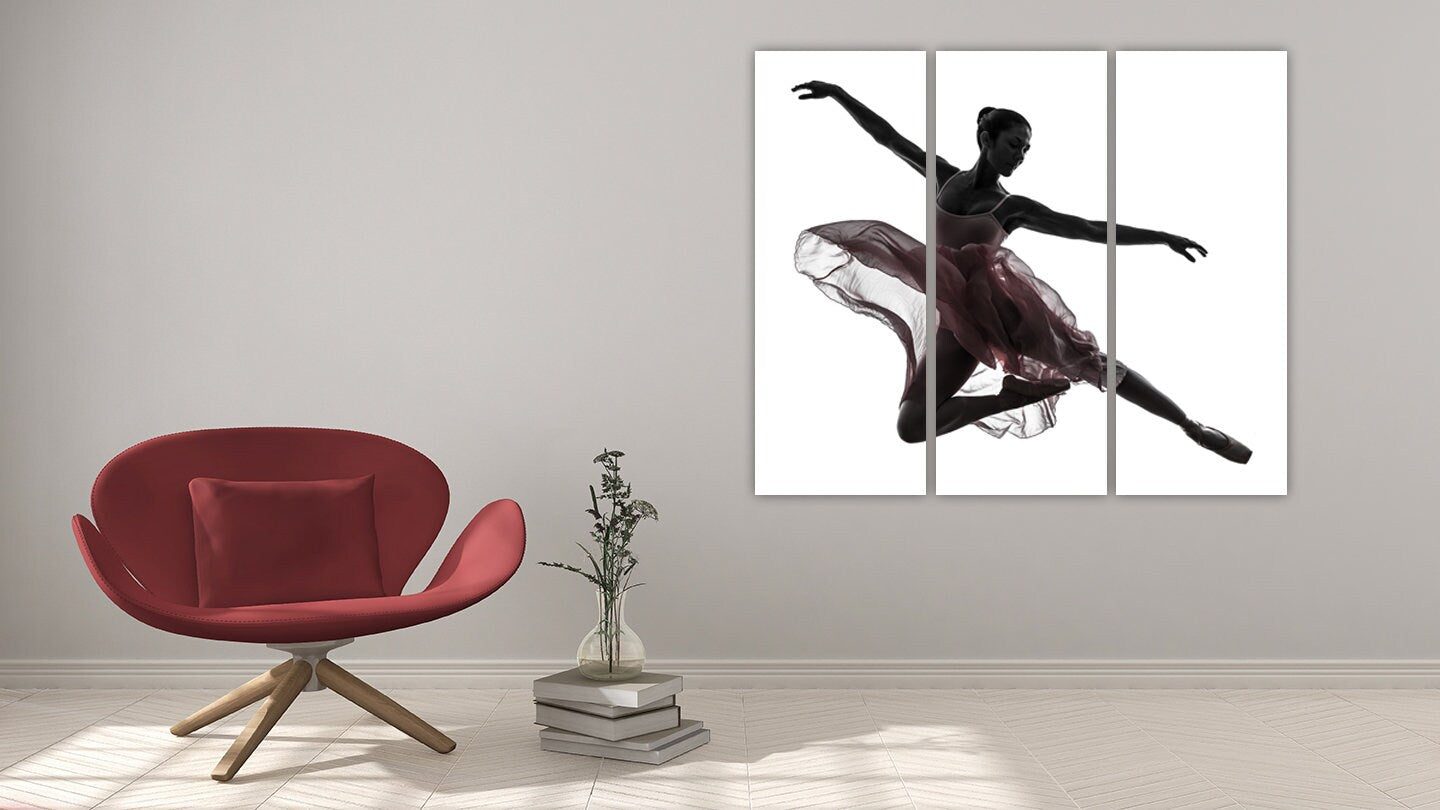 Ballerina wall decor, girl paintings on canvas, home wall decor, ballerina canvas art, prints canvas, ballerina art print, bedroom decor