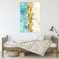 Abstract wall art paintings on canvas, home wall decor, canvas painting, abstract art print, trendy wall art, gold wall art