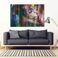 African american wall art Black woman wall art Afro woman Abstract  African canvas art painting Large wall art Trendy wall art