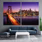 California poster California wall art City wall art paintings on canvas, home wall decor Oakland Bay Bridge San francisco wall art