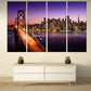 California poster California wall art City wall art paintings on canvas, home wall decor Oakland Bay Bridge San francisco wall art