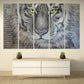 Tiger wall art wall art printable paintings on canvas, home wall decor canvas painting living room art, contemporary art black and white art