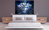 Diamond wall art Modern wall art paintings on canvas, home wall decor, canvas painting, wall hanging decor, very large paintings
