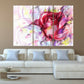 Pink roses wall art Flowers wall art paintings on canvas, home wall decor, canvas painting 3 piece wall art 4 panel wall art 5 panel canvas