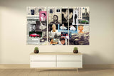 Marilyn Monroe canvas art Vintage wall art Vintage decor Vintage art 60s vintage wall collage kit photo celebrities