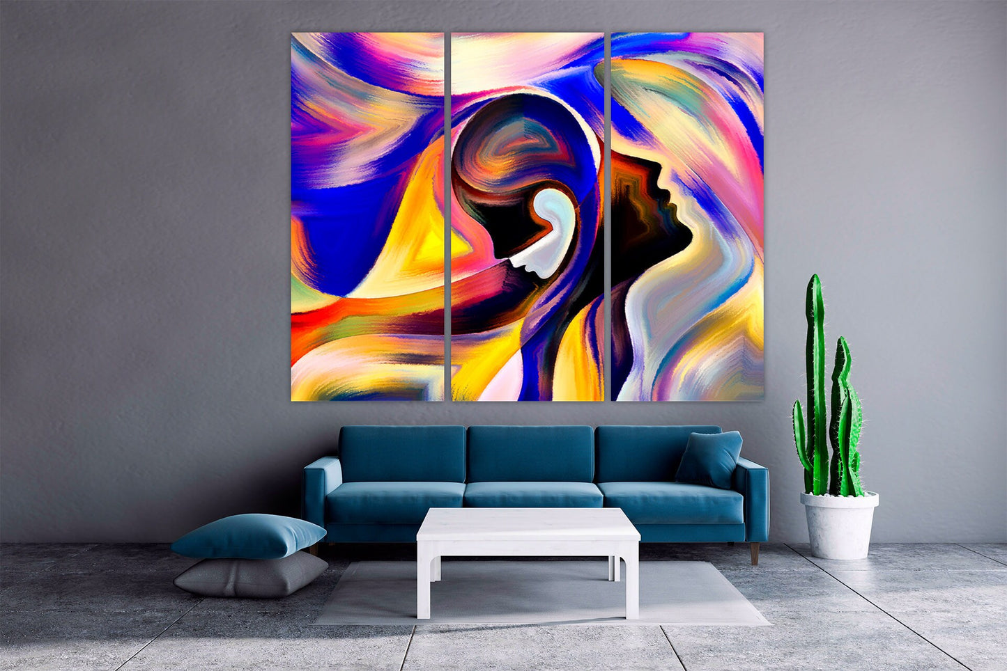 Abstract wall art paintings on canvas, abstract art print, multi panel wall ar,t abstract canvas, trendy wall art, large paintings