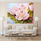 Flowers wall art Vintage floral oil painting home wall decor canvas painting Wall art boho flowers flowers canvas living room wall art