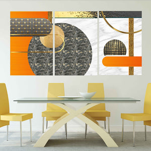 Geometric wall art Modern abstract art Abstract art print Multi panel canvas room wall decor Abstract wall art Abstract painting