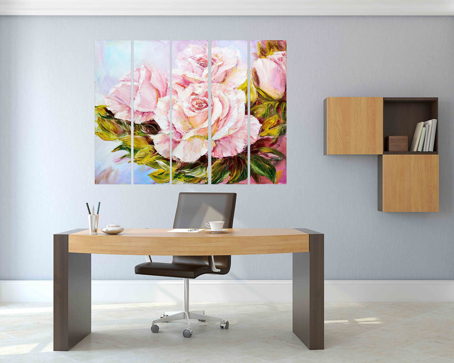 Flowers wall art Vintage floral oil painting home wall decor canvas painting Wall art boho flowers flowers canvas living room wall art