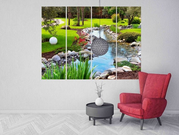Print wall art Nature painting Forest wall art paintings on canvas home wall decor wood wall art extra large wall art