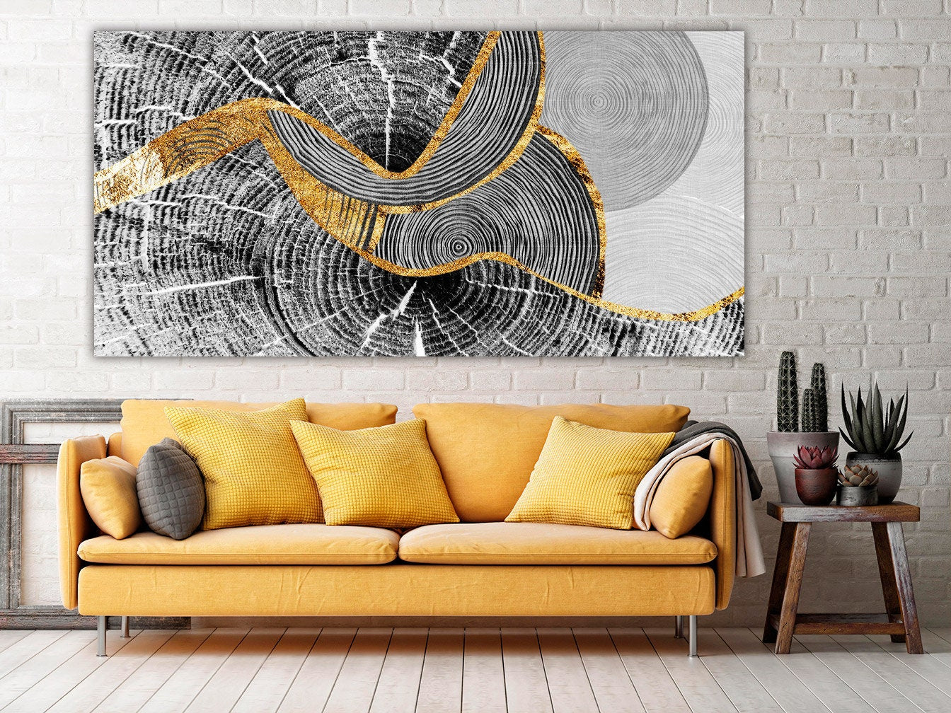 Black and gold abstract wall art Abstract painting Abstract print Abstract canvas Multi panel wall art Housewarming gift