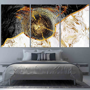 Bedroom wall art marble Modern Abstract art print Multi panel canvas room wall decor Abstract canvas painting Extra large wall art