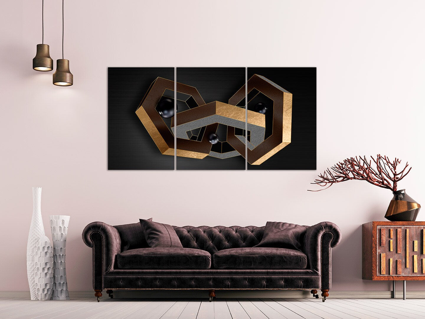 Geometric wall art Modern abstract art Abstract art print Multi panel canvas room wall decor Abstract wall art Abstract painting