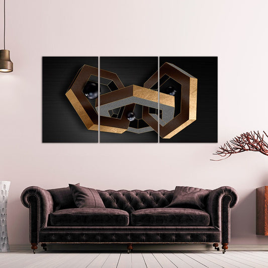 Geometric wall art Modern abstract art Abstract art print Multi panel canvas room wall decor Abstract wall art Abstract painting