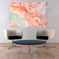 Marble Pink Abstract multi panel art wall art paintings on canvas home wall decor housewarming gift canvas painting