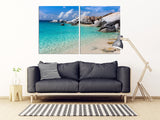 Seascape Nature wall art paintings on canvas Anime prints Sun sea sand Sea shore prints beach wall decor canvas painting