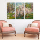 Cherry tree Oil canvas painting spring prints Flower Nature Landscape wall art Bedroom Living Farmhouse room wall decor