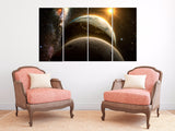 Planets posters Сosmos multi panel wall art paintings on canvas outer space home wall canvas painting bedroom wall decor fantasy art