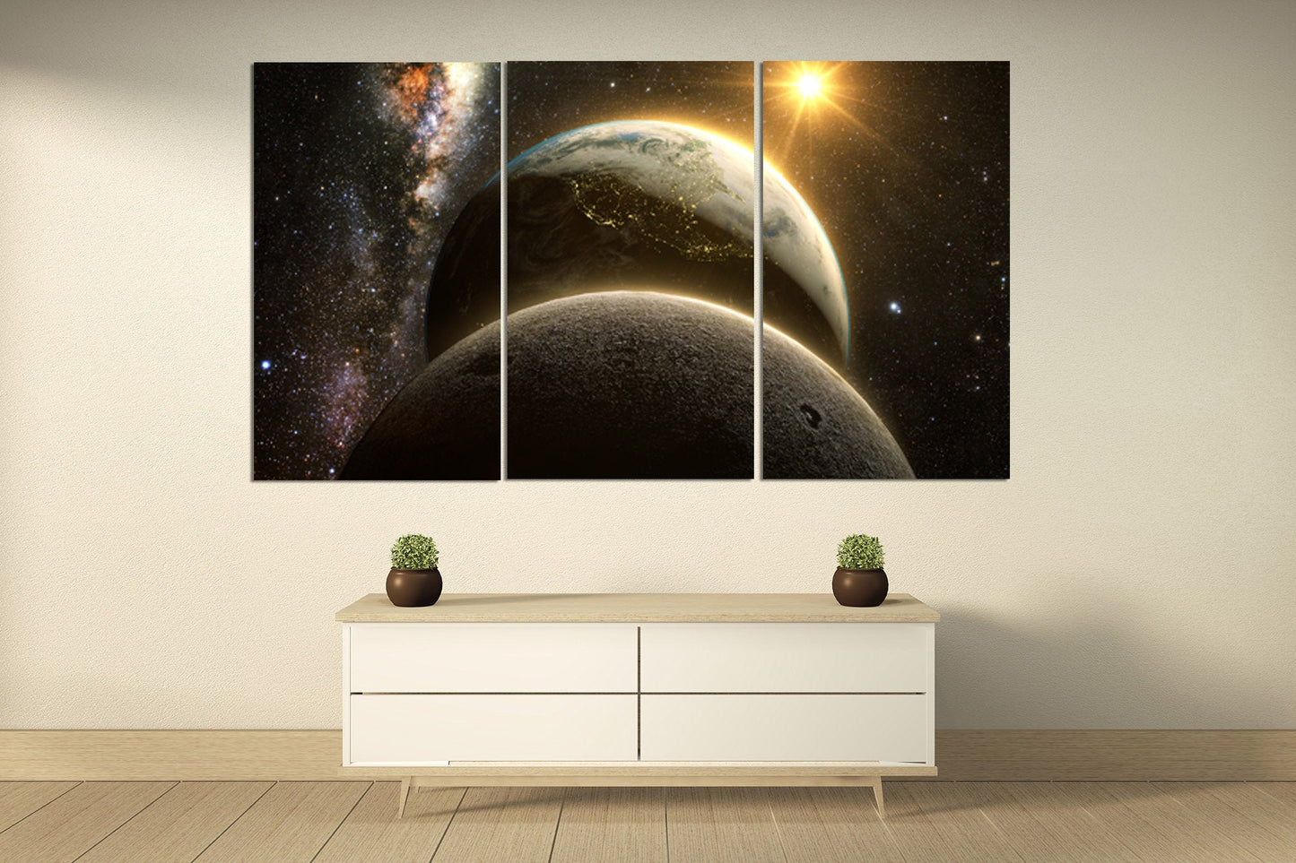 Planets posters Сosmos multi panel wall art paintings on canvas outer space home wall canvas painting bedroom wall decor fantasy art