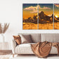 Mountains wall art Landscape painting on canvas Nature prints home bedroom wall decor extra large multi panel canvas painting