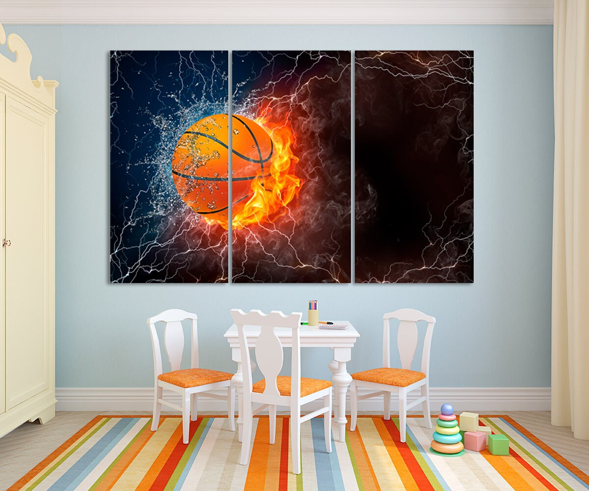 Soccer ball art Football wall art American Football Sports wall art Large abstract art Large canvas art Soccer wall art football player gift