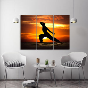 Kung fu poster Martial arts sports extra large multi wall art athlete gifts Bedroom Living room Office wall decor printable wall art set