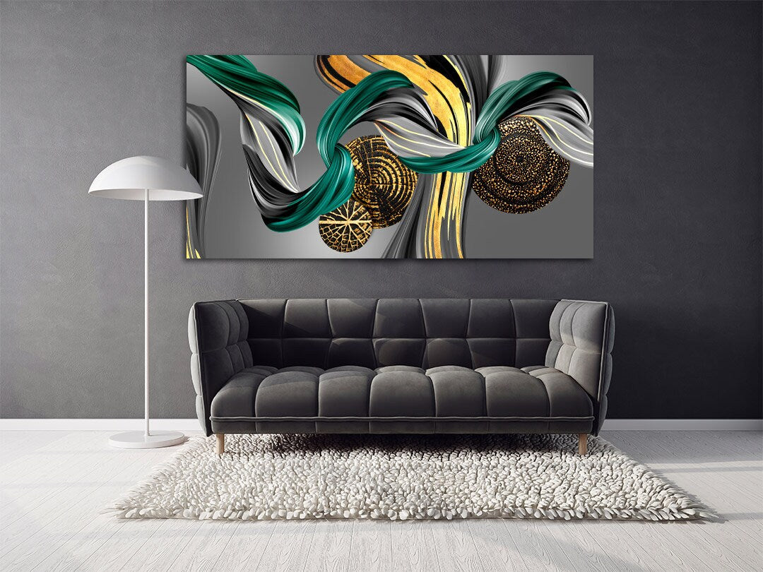 Abstract wall art picture frames Modern home wall decor Multi panel abstract canvas painting Extra large wall art