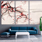 Sakura bonsai tree Sakura blossoms Floral wall decor asian japanese prints wall art canvas huge wall art