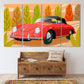 Car wall art retro vintage room wall decor very large canvas paintings bedroom housewarming gift framed canvas