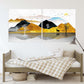 Rocks and mountains Framed wall art mountains Modern abstract canvas painting Wall decor Outdoors mountains wall art